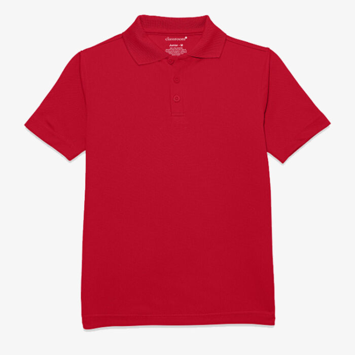 Short Sleeve Pique Polo Unisex - Joe Hall Elementary