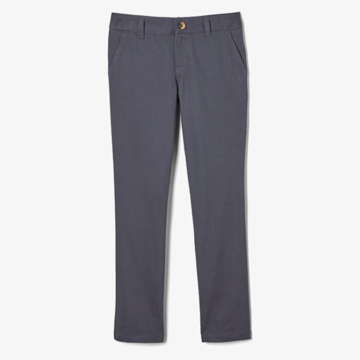 Girls Flat Front Straight Leg Pants